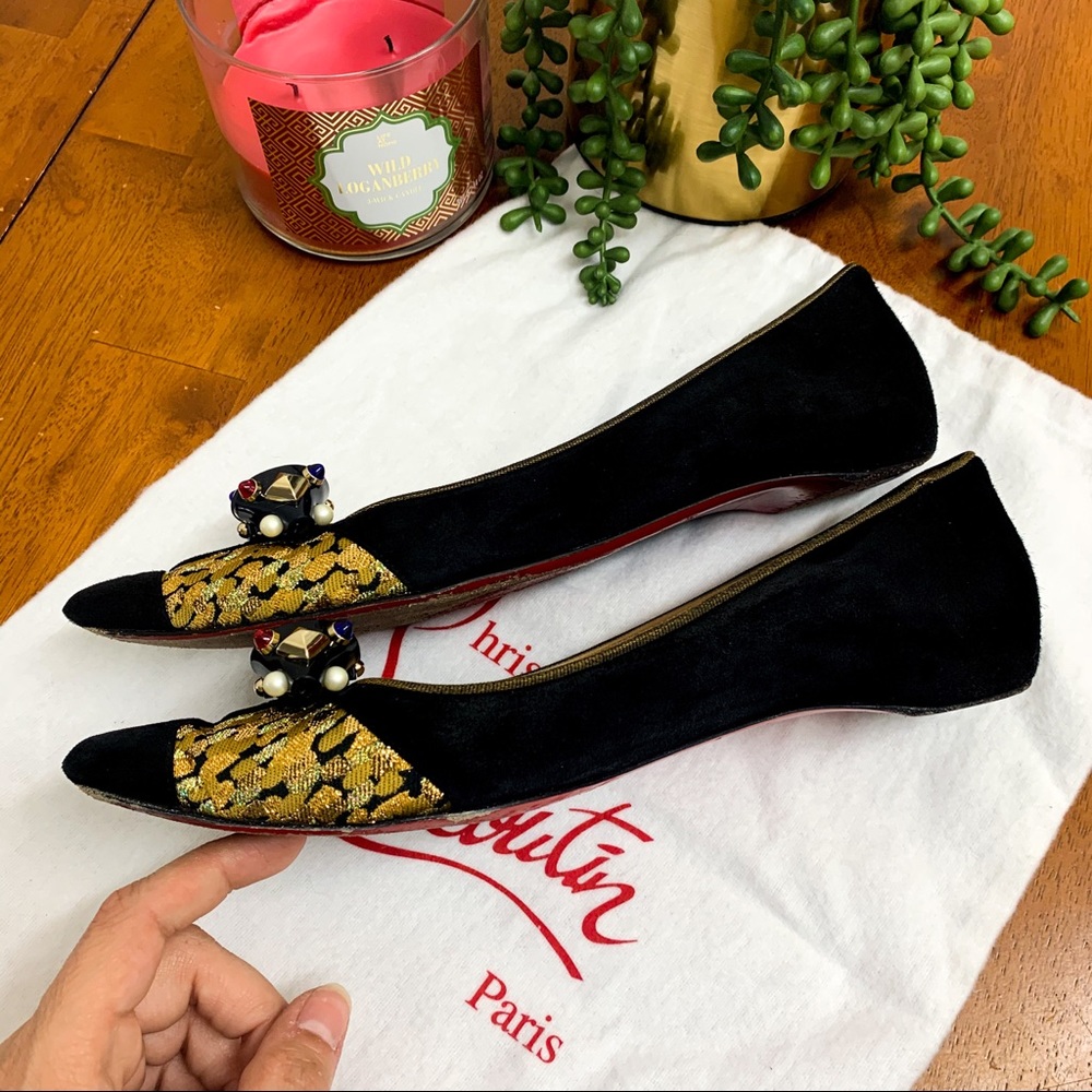 **SOLD** Christian Louboutin Tudor Young Flats - Picture 7 of 12